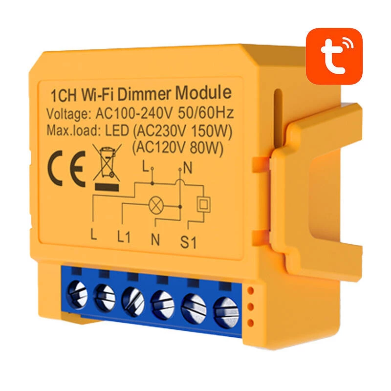 Smart stopcontactschakelaar Avatto DMS16-2 WiFi met energiebewaking