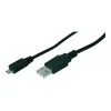 Assmann USB-verbindingskabel, type A - Micro B, M/M, 1,0 m, USB 2.0 compatibel, UL, zwart (AK-300127-010-S)