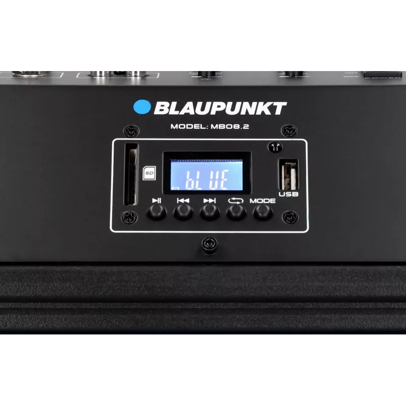 Audiosysteem MB08.2 PLL FM USB/SD/BT karaoke LED