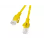 Lanberg PCU5-20CC-0025-Y Cat.5e UTP patchkabel, 0,25 m, Geel, 10-pack