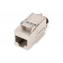 Keystone-module Digitus CAT 8.1 RJ-45 afgeschermd plat wit