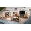 Cama 4D rek OVO 90x38xH90 eiken/beton