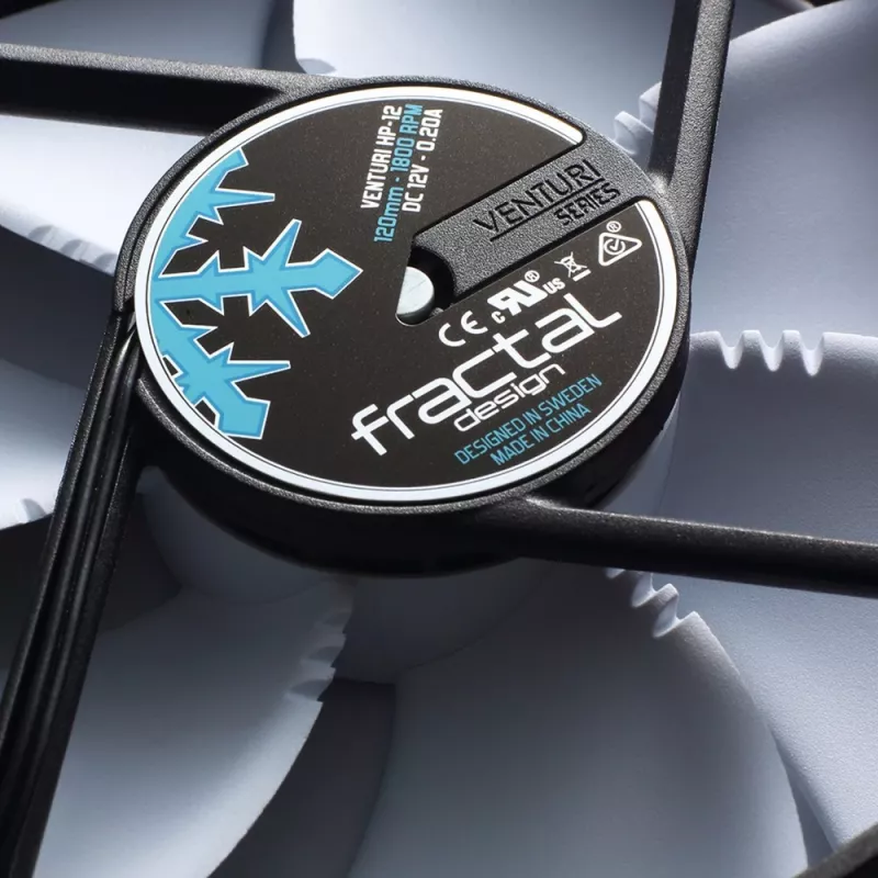 Fractal Design Venturi HP-12 PWM 120mm behuizingsventilator – zwart