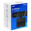 Savio CAK-06 webcam 3840 x 2160 pixel USB zwart