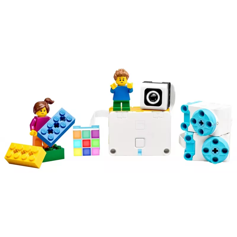 LEGO Education SPIKE Essential Set A+ 45345 – leerrobotica- en programmeerbouwpakket, 449 elementen, vanaf 6 jaar