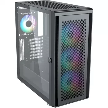 PC-behuizing Silentware Air 100 zwart — mid-tower ATX-compatibele behuizing, zwart