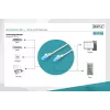 Netwerkkabel Digitus CAT 5e U/UTP RJ-45 2m wit