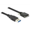 USB-kabel DeLOCK 83599 USB 3.2 Gen 1 3 m USB A Micro-USB B zwart