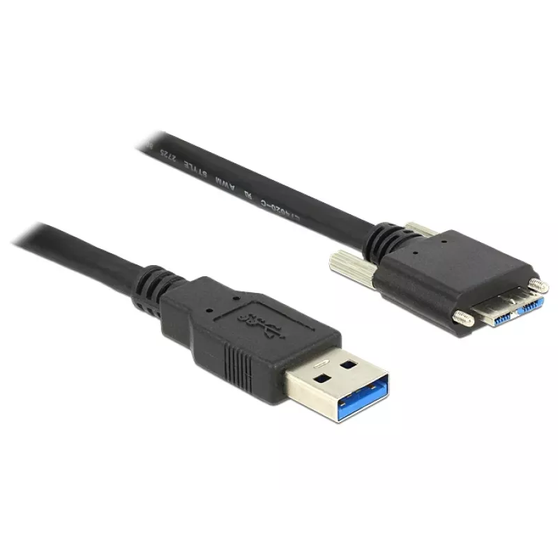USB-kabel DeLOCK 83599 USB 3.2 Gen 1 3 m USB A Micro-USB B zwart