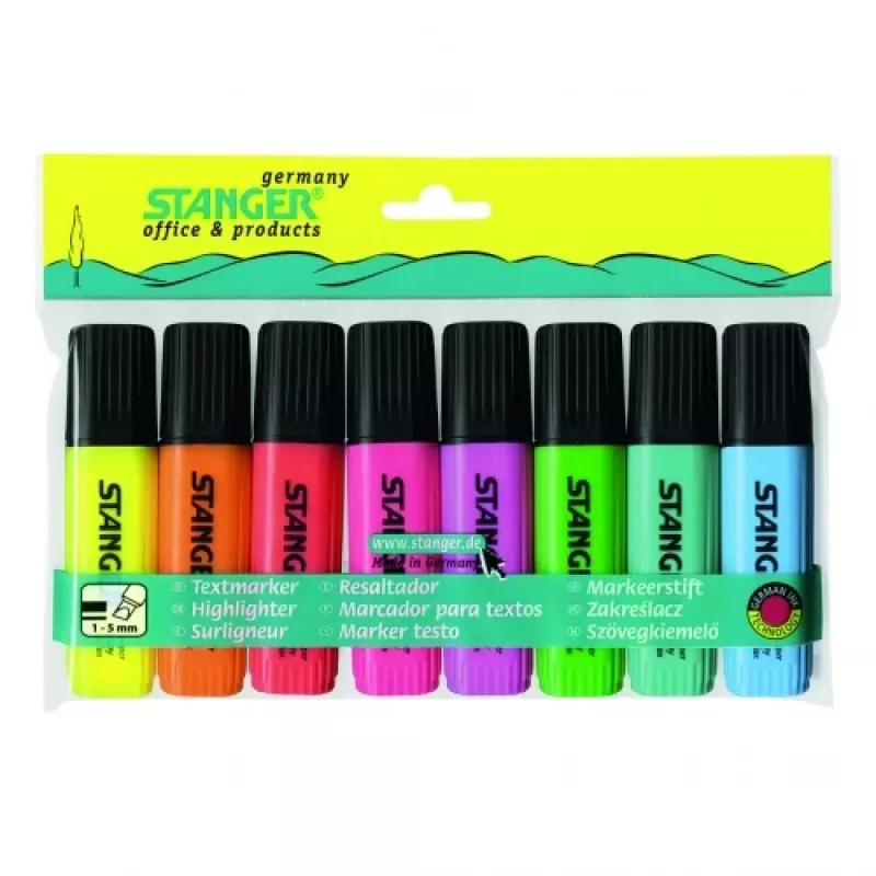 Marker Stanger 180007000 meerkleurig 8 stuks
