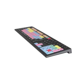 Logickeyboard ASTRA 2 USB AZERTY Engels zwart full-size toetsenbord