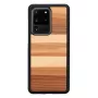 Beschermhoes man and wood Galaxy S20 Ultra — zwarte houtafwerking
