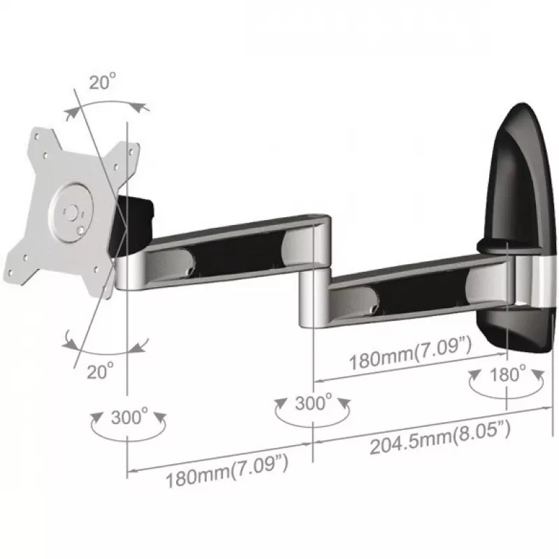 Tronje AR210 draagvermogen 12 kg