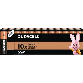 Duracell alkaline AA (LR6) batterijverpakking — 24 cellen, wegwerp