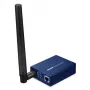 Netwerkbridge PLANET HLB-100-EU868 802.11ah HaLow, externe antenne, wandmontage, blauw, 94×70,3×26,2 mm