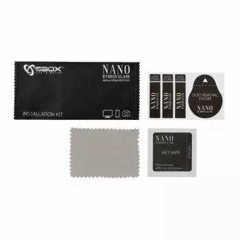 Sbox Nano Hybrid Glass 9H displayschermfolie voor Samsung Galaxy Watch Active 2 44 mm