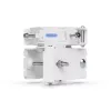 Ubiquiti UACC-Wave-AP-Micro-Mount paalmontagebeugel voor 4x Wave AP Micro, roestvrij staal, paal 25–76 mm, wit