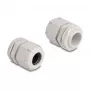 Kabelwartel M25 DELOCK 10 stuks, kunststof, grijs