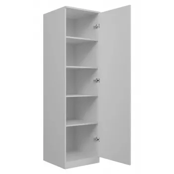 Kledingkast Top e Shop SD-50 BI met 5 legplanken, 1 deur, wit frame