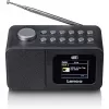 Lenco CR-625BK DAB+/FM-wekkerradio met Bluetooth en draadloos opladen, zwart