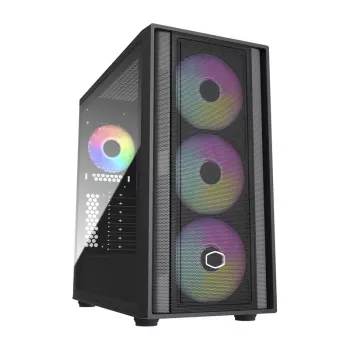 PC-behuizing Cooler Master MasterBox 600 desktop zwart