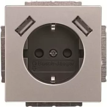 BJ 20 EUCB2USB-866 SCHUKO-/2x USB-stopcontact (2CKA002011A6283)