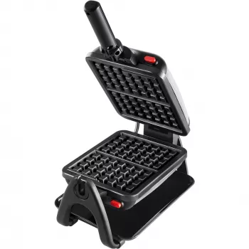 Tefal WM756D wafelijzer 2 wafels 1200 W zwart, roestvrij staal
