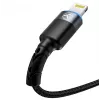 USB-naar-Lightning-datakabel Tellur 1,2 m nylon gevlochten zwart