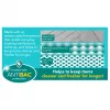 Badmat Beldray LA032647LGRYUFFEU7 Antibac Chevron memory foam, antibacterieel, grijs