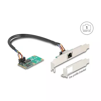 DeLOCK 95268 Interne RJ-45-adapter Mini PCI Express 2,5 Gbit/s