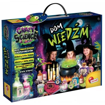Leerwetenschapsset Liscianigiochi Crazy Science heksenhuis (model 304-PL100255)