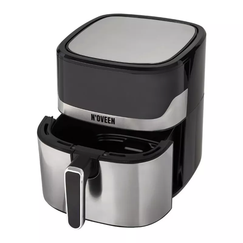 Heteluchtfriteuse NOVEEN AF550 — 6,5 l inhoud, 1600 W, tot 200°C, 8 programma's