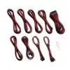 CableMod PRO Series ModMesh C-Series RMi & RMx kabelkit - stroomkabelkit - gevormd - Blood Red (CM-PCSR-FKIT-NKBR-R)