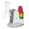 Groentesnijder Adler AD 4815, 150 W, 5 opzetstukken, ABS-behuizing, wit/grijs