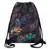 Gymsack Coolpack Sprint Sprint Badges meisjes grijs