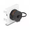 DeLOCK Easy 45 module netwerk RJ45 Cat.6A 45x45mm 1000 Mbit/s zwart