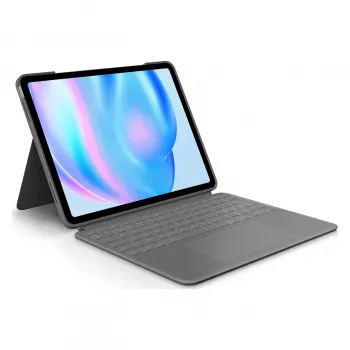 Logitech Combo Touch toetsenbord QWERTY Deens Fins Noors Zweeds Smart Connector grijs