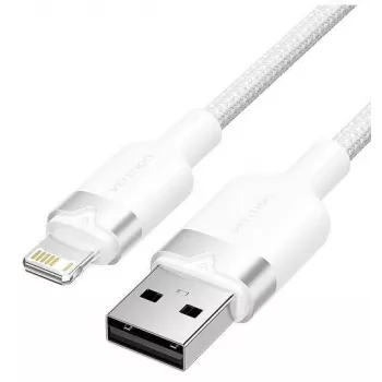 Lightning-kabel Vention LANWF — 1 m, USB-A naar Lightning, wit