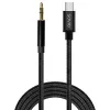 Audiokabel Savio CL-187 1m zwart stekker op stekker