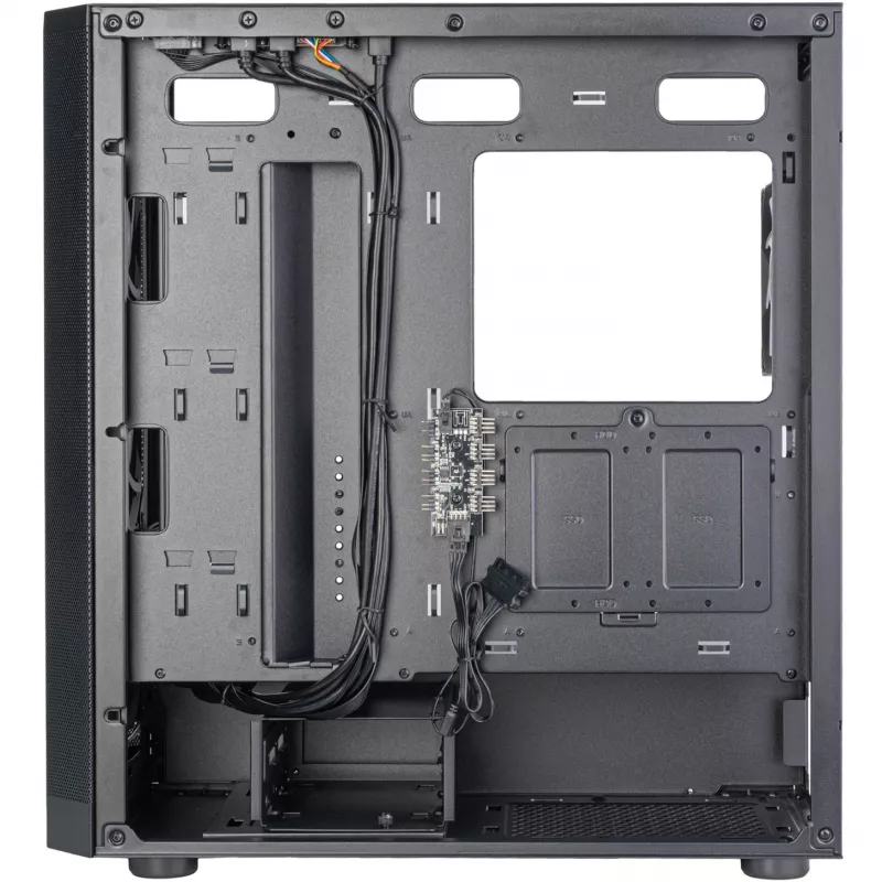 SilverStone FARA 514X zwart gehard glas (SST-FA514X-BG)