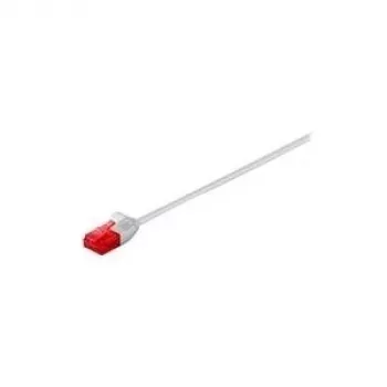 Wentronic Goobay CAT 6 slanke patchkabel, U/UTP, grijs, 5 m - koper (93754)