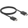 DisplayPort-kabel DeLOCK 81174 1 m zwart DisplayPort naar DisplayPort