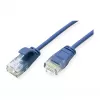 ROLINE GREEN UTP patchkabel Cat.6A (klasse EA), LSOH, slank, blauw, 0,15 m