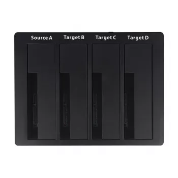 Delock USB 3.0 dockingstation voor 4 x SATA HDD / SSD met kloonfunctie (64063)
