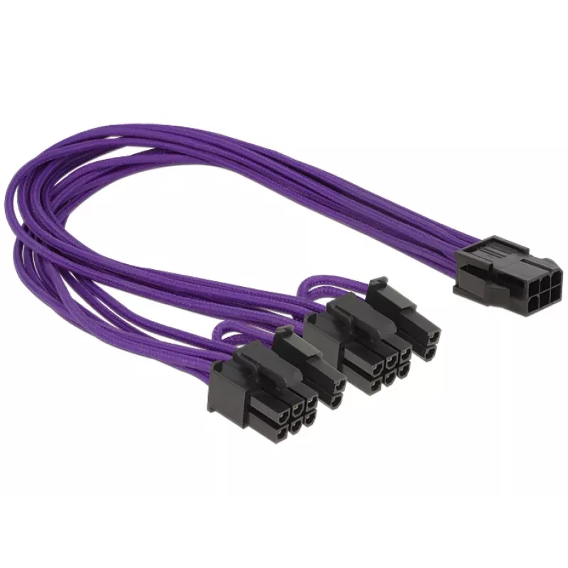DeLOCK PCI Express-kabel 6-pin - 2 x 8-pin 0,3 m