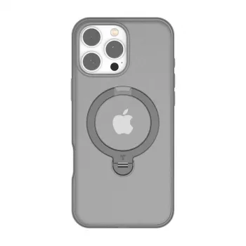 Transparante hoes Torras voor iPhone 16 Pro — UPRO OSTAND SPIN SERIES, slanke lichte transparante beschermhoes