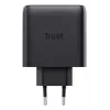 Oplader Trust Maxo 65W 2-poorts USB-C GaN oplader snelladen zwart