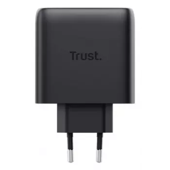 Oplader Trust Maxo 65W 2-poorts USB-C GaN oplader snelladen zwart