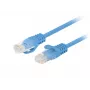 Lanberg PCU6-20CC-0025-B Cat.6 UTP patchkabel, 0,25 m, Blauw, verpakking van 10