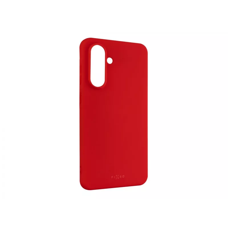 Achtercover FIXED voor Samsung Galaxy A36 5G, rubber, rood